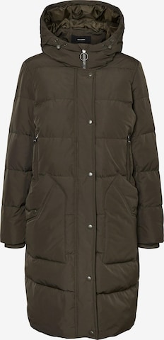 Vero Moda Curve Winter Coat 'Stella' in Grey: front
