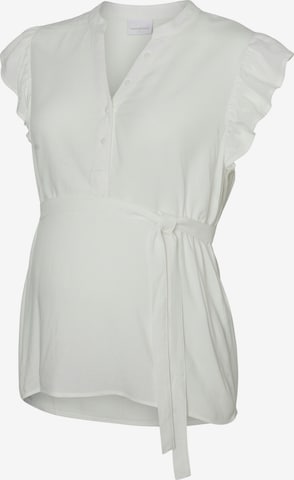 MAMALICIOUS Pusero 'MLNORMA' värissä valkoinen: etupuoli