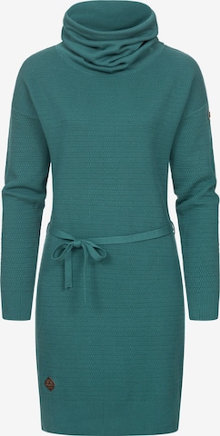 Ragwear Knitted dress 'Babet' in Green: front