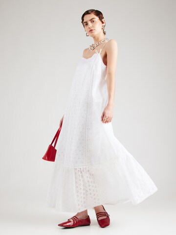 TOPSHOP Zomerjurk in Wit: voorkant