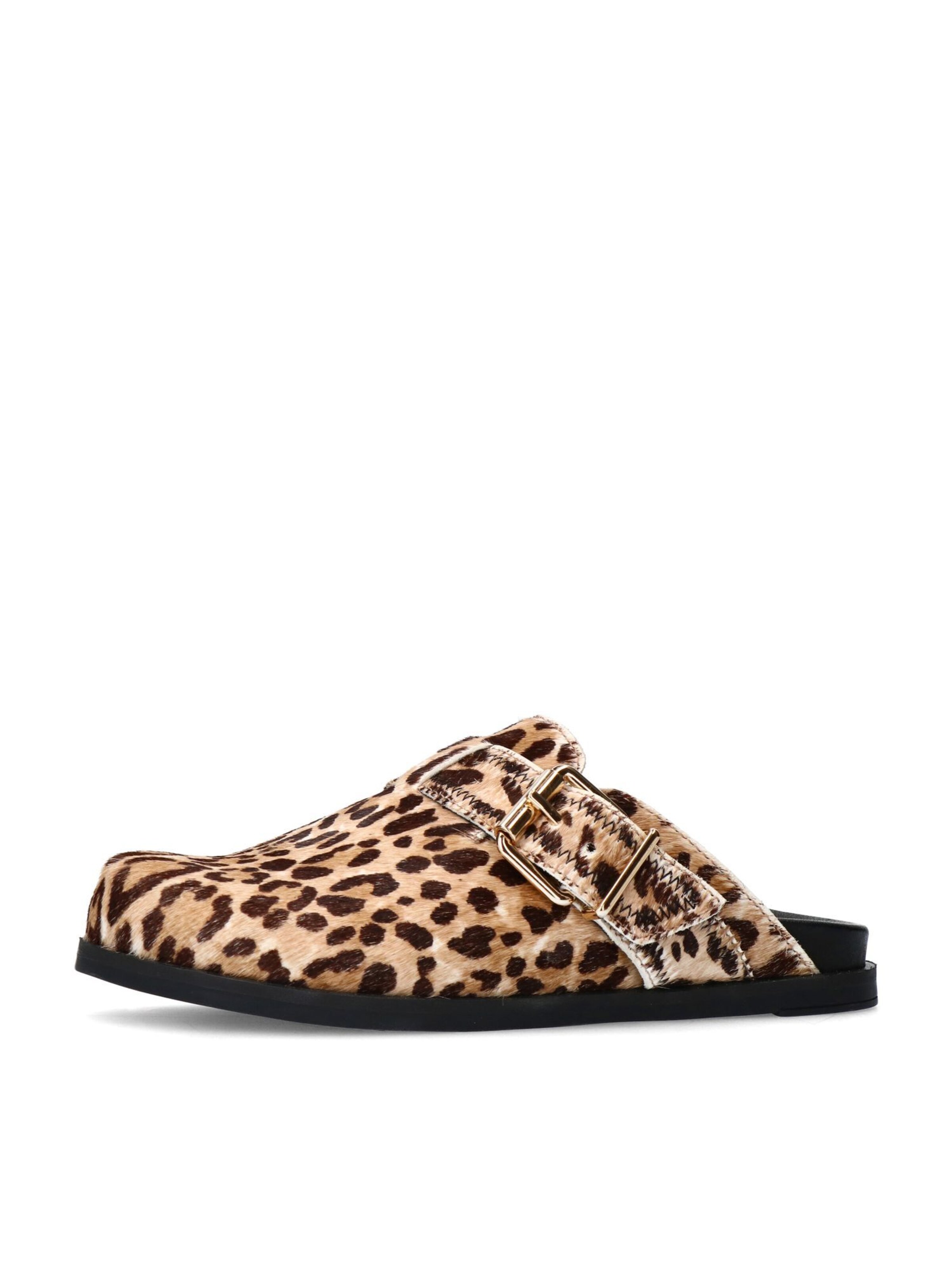 MANFIELD Clogs in Beige: voorkant