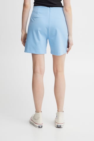 ICHI Loosefit Shorts in Blau