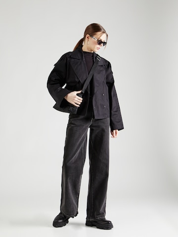 Gina Tricot Ανοιξιάτικο και φθινοπωρινό παλτό σε μαύρο