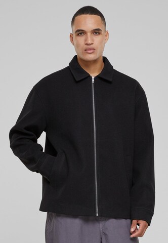 Urban Classics Between-Season Jacket in Black: front