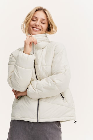 b.young Winter Jacket in Beige: front
