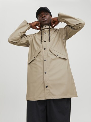 JACK & JONES Between-Seasons Coat in Beige