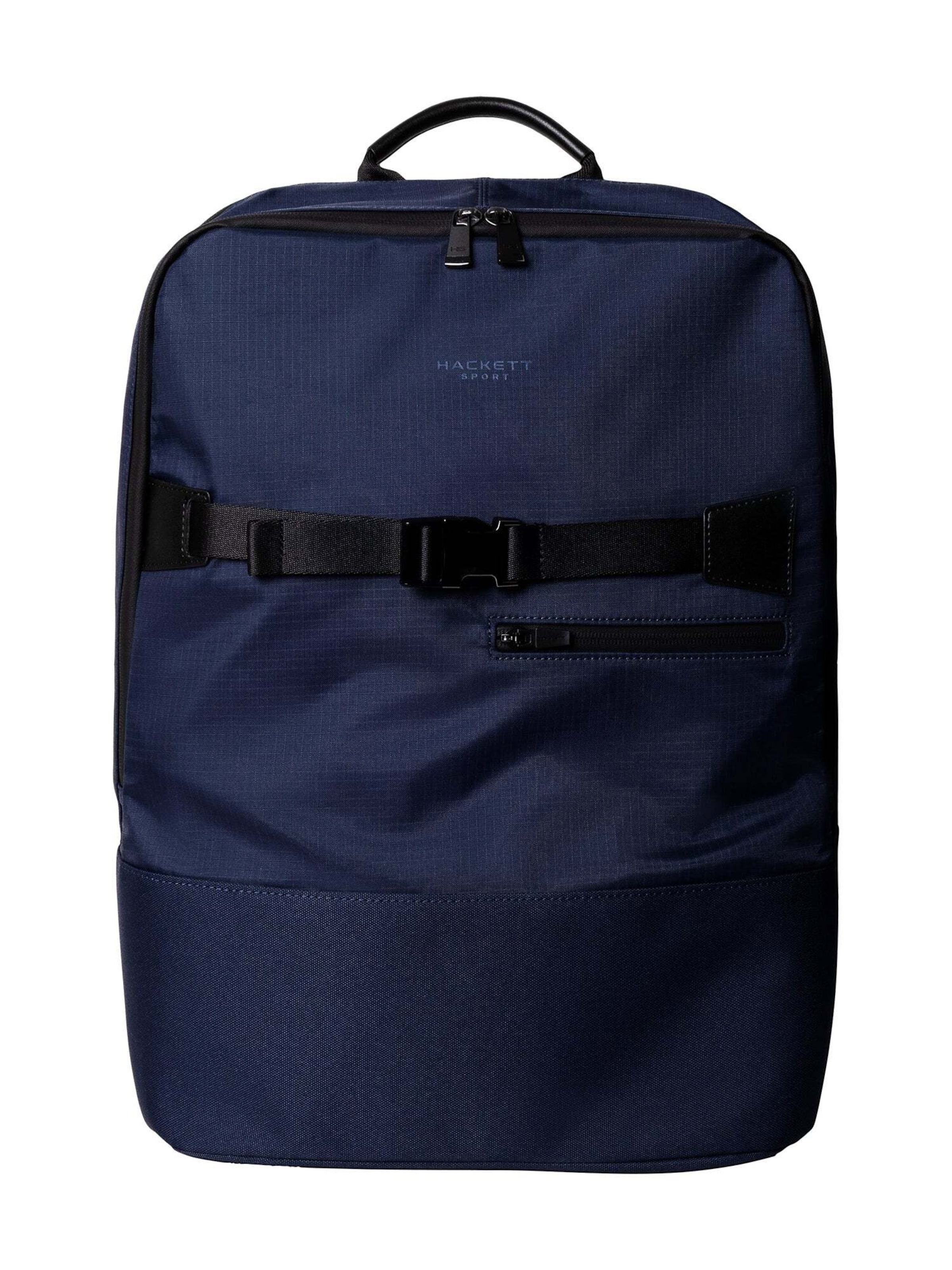 Hackett London Backpack in Blue: front