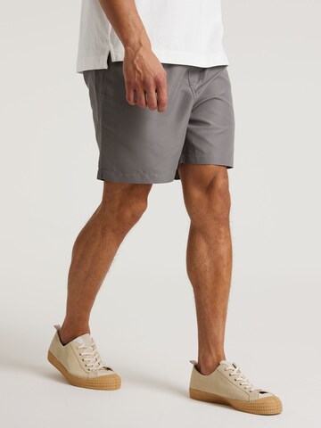 CHASIN' Swimming shorts 'Soll Solid' in Grey