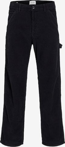 JACK & JONES - Pantalón 'JPSTEDDIE JJCARPENTER' en negro: frente