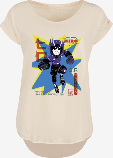 F4NT4STIC T-shirt 'Big Hero 6 Hiro Manga' en beige / bleu / indigo / noir, Vue avec produit