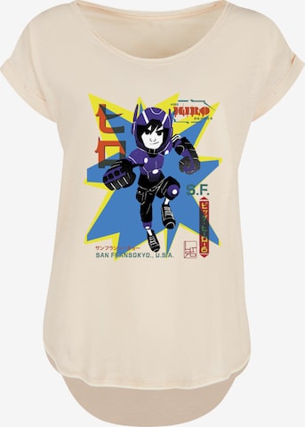 F4NT4STIC T-Shirt 'Big Hero 6 Hiro Manga' in Beige: Vorderseite