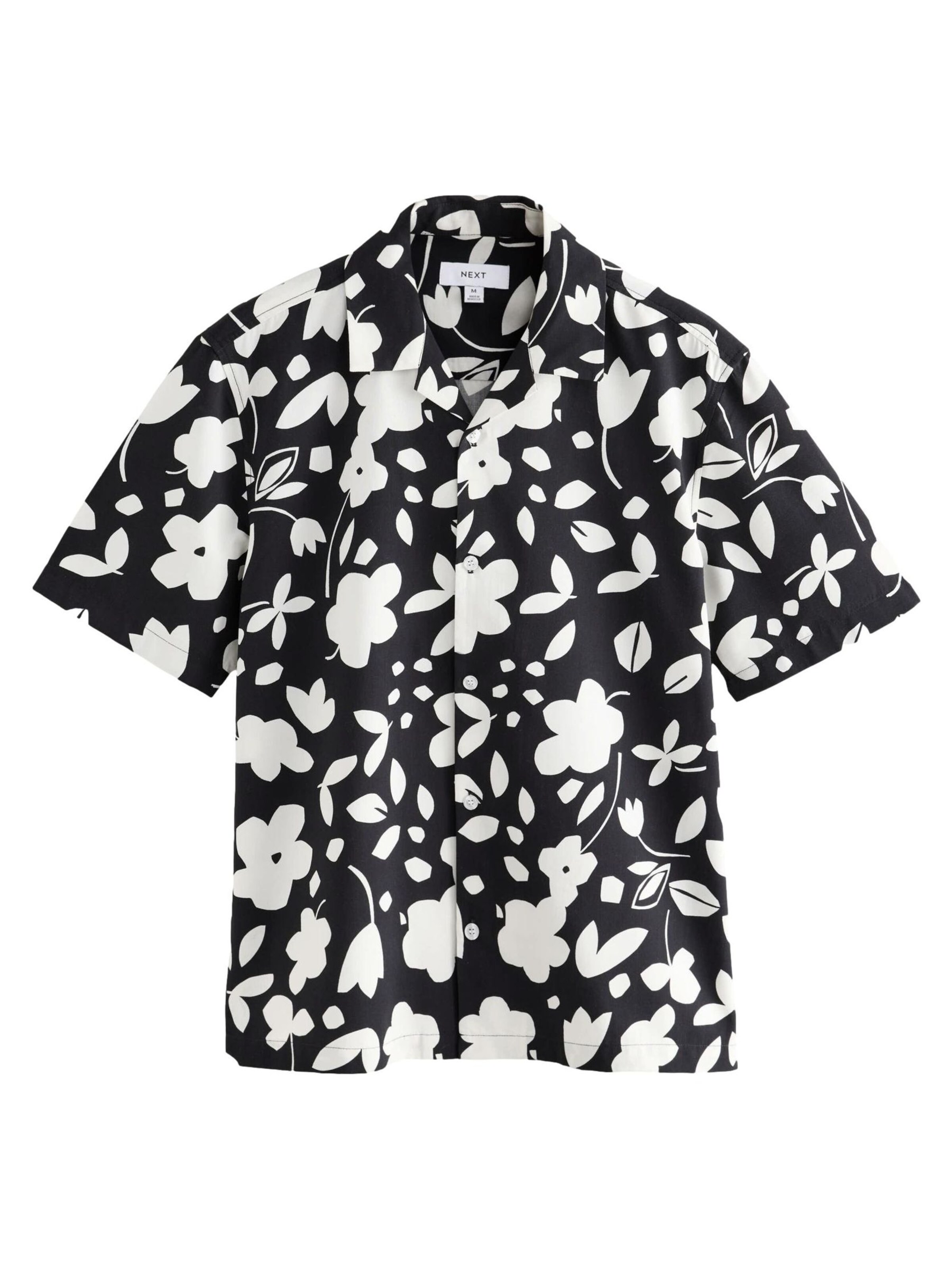 Next Regular fit Srajca | črna barva: sprednja stran