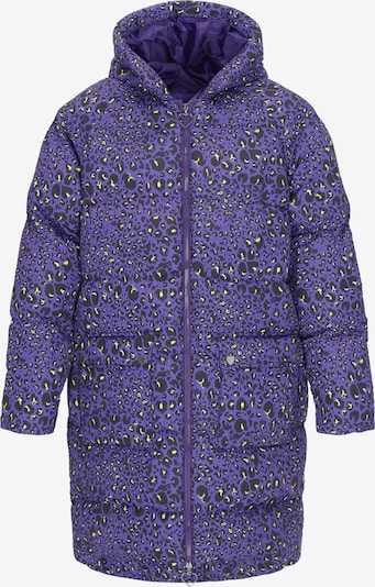 MYMO Välikausitakki värissä vaaleankeltainen / lila / musta, Tuotenäkymä