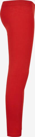 Urban Classics - Skinny Leggings en rojo