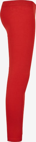 Urban Classics Skinny Leggings in Rood