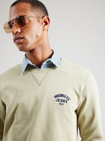 WRANGLER Свитшот в Зеленый