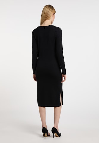 DreiMaster KlassikPletena haljina 'Wais' - crna boja