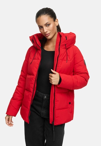 Giacca invernale 'Kuscheltatze XVI' di MARIKOO in rosso