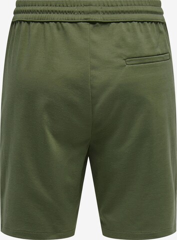 Regular Pantalon 'Linus' Only & Sons en vert