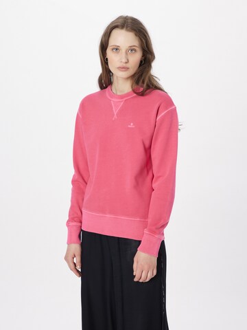 GANT Μπλούζα φούτερ σε ροζ: μπροστά