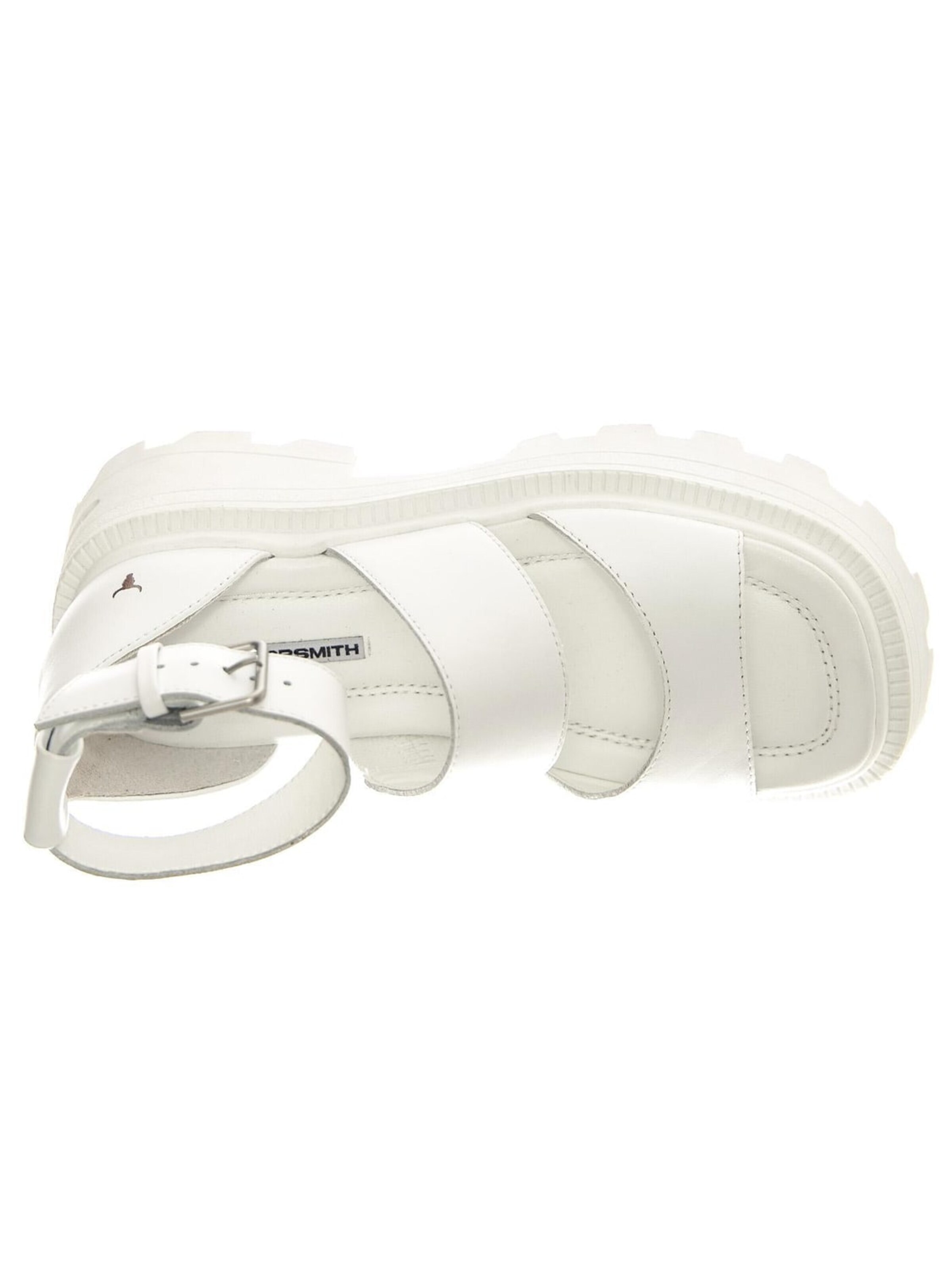 Sandalo 'Reveal White Leather Sandals' di Windsor Smith in bianco