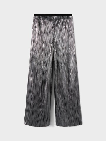 NAME IT Wide leg Παντελόνι σε ασημί