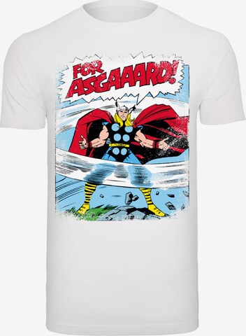F4NT4STIC Shirt 'Marvel Thor Asgard' in Wit: voorkant