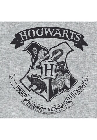 LOGOSHIRT Romper/Bodysuit 'Harry Potter - Hogwarts & Hedwig-Print' in Grey