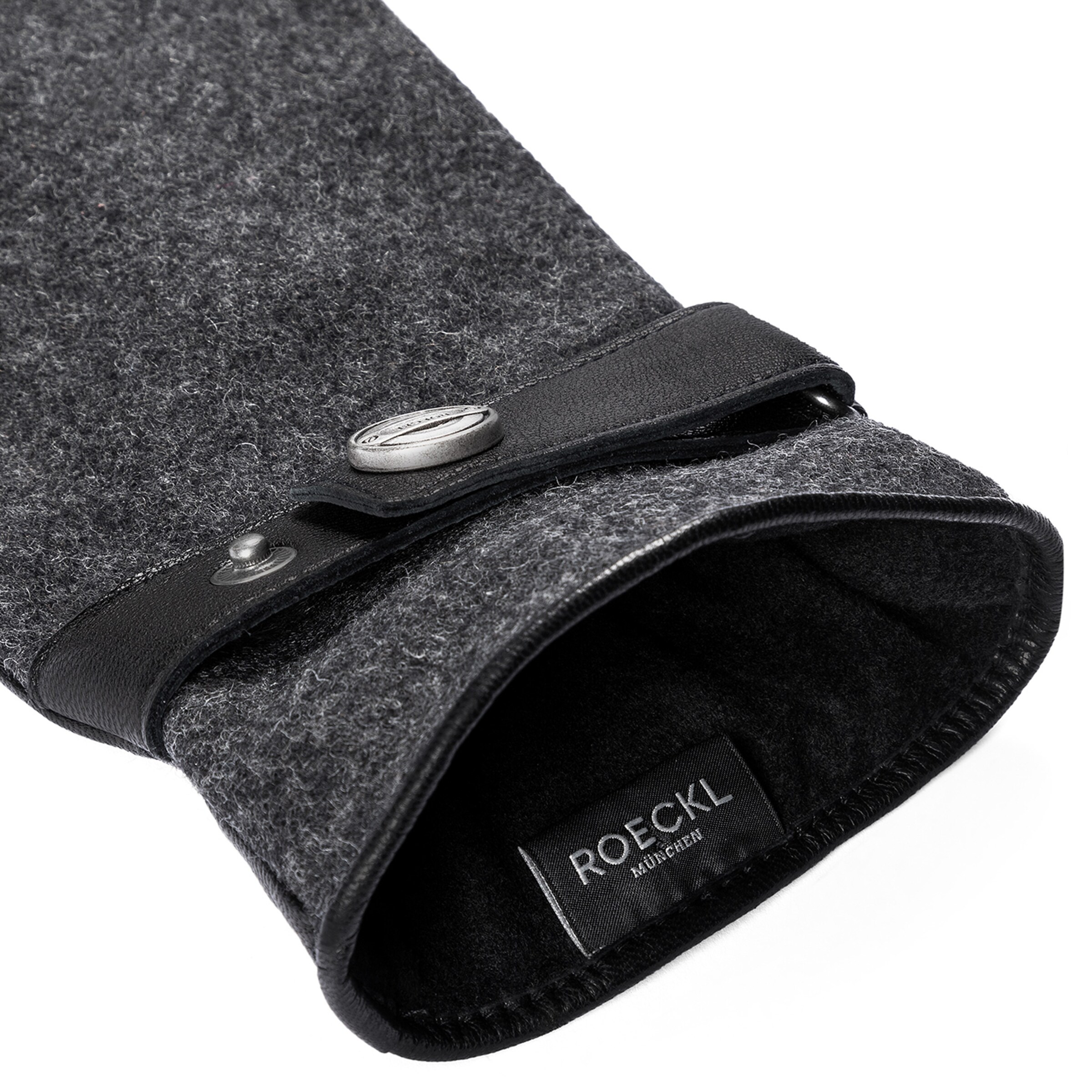 Roeckl Vingerhandschoenen 'STARNBERG' in Zwart