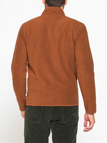 Carrera Jeans Fleece Jacket in Brown