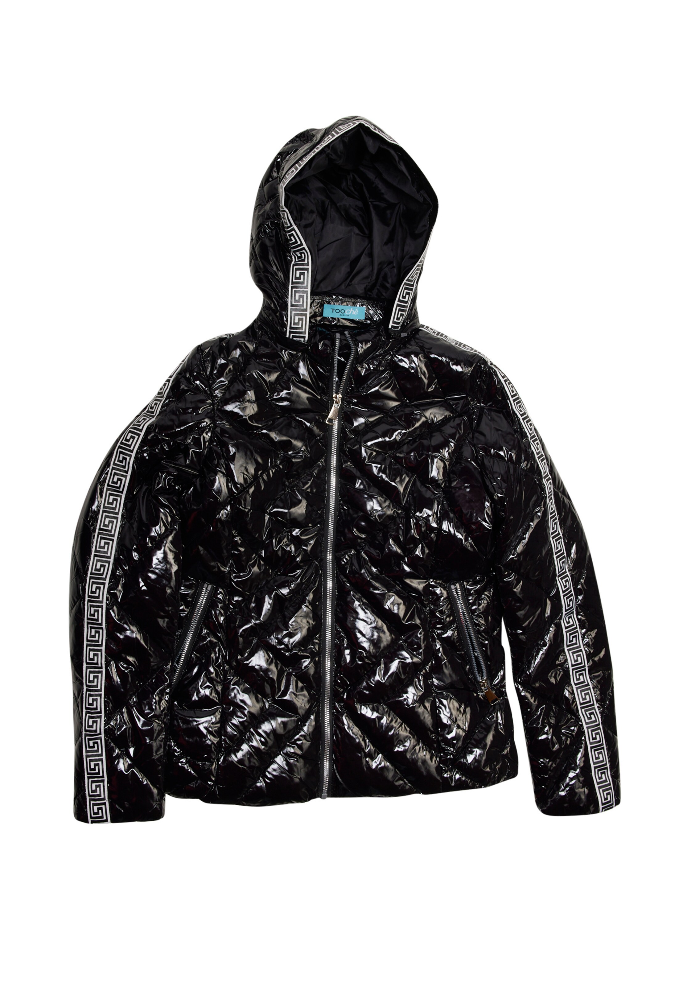 TOOche Between-season jacket 'Dendijacke' in Black: front
