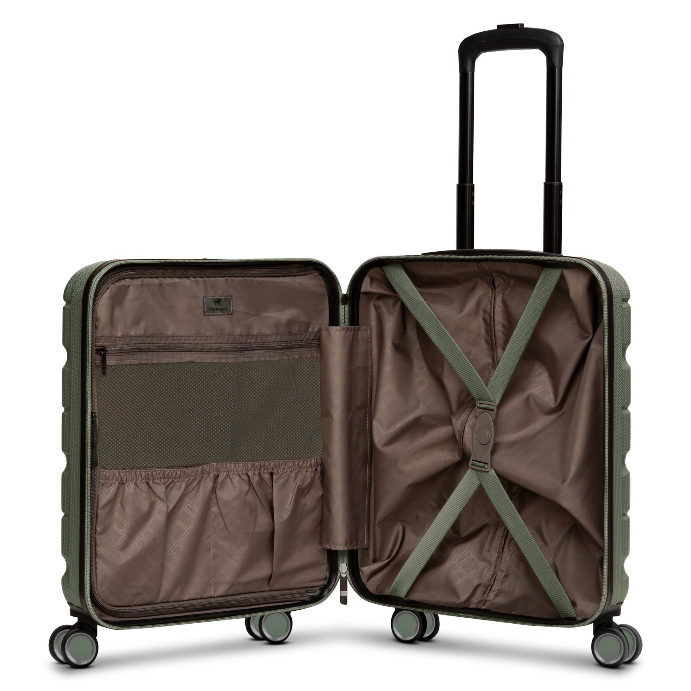 Trolley 'Munich 4.0' di Franky in verde