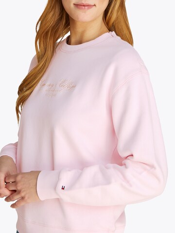 TOMMY HILFIGER Sweatshirt i pink