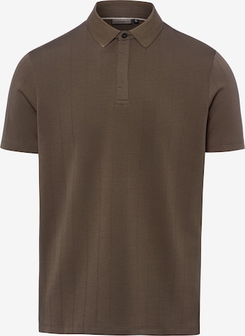 Finshley & Harding Shirt in Bruin: voorkant