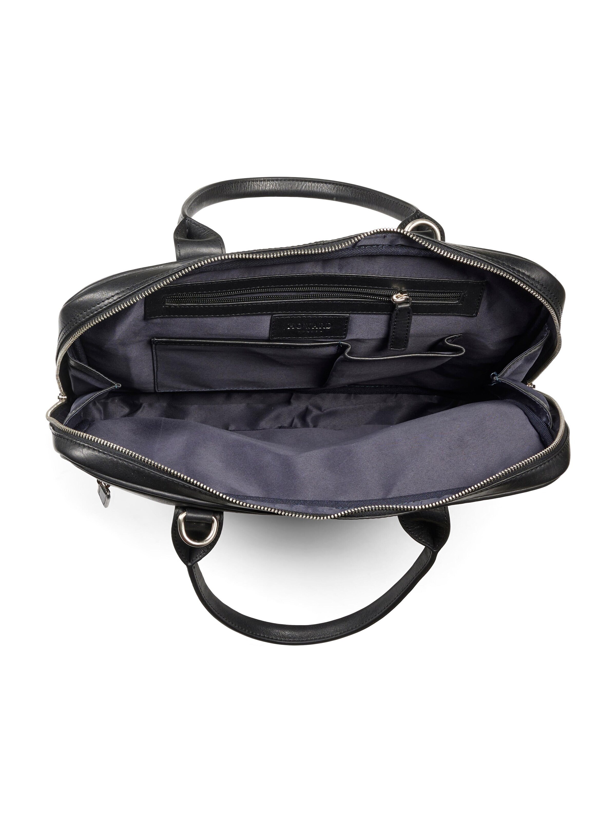 Howard London - Bolsa para portátil 'Laptop Bag Conrad Black' en negro
