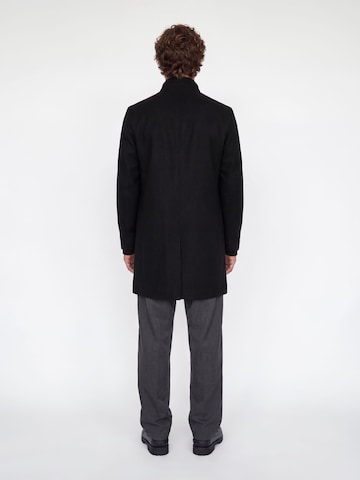 Manteau mi-saison 'JJEMELTON' JACK & JONES en noir