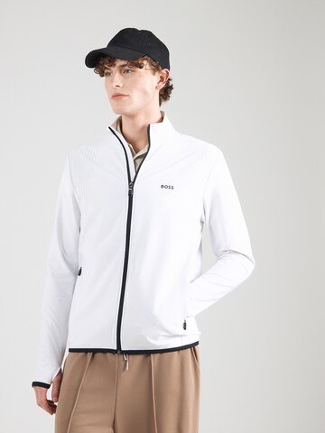BOSS Sport szabadidős dzsekik 'Active Push' - fehér: elől