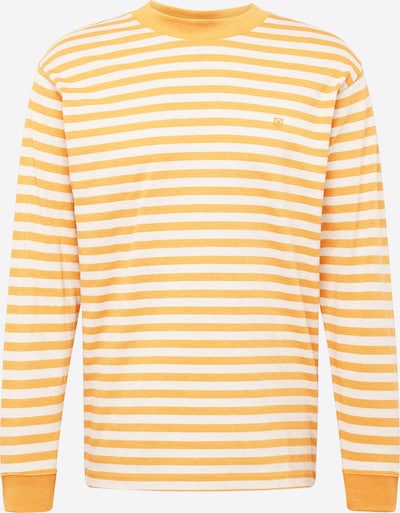 Marškinėliai 'CTATE' iš JACK & JONES, spalva – šafrano spalva / balta, Prekių apžvalga