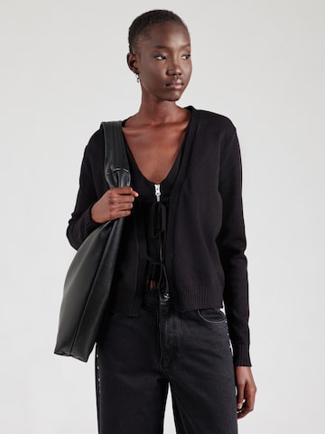 Hailys Knit Cardigan 'Be44cci' in Black: front