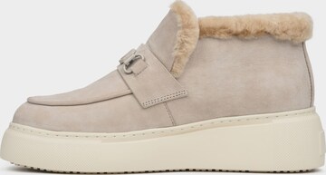 Estro Ankelstøvler '065-1' i beige: forside