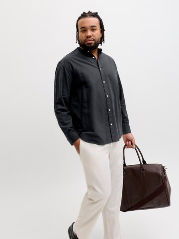 Jack & Jones Plus Средняя посадка Рубашка 'JJEBreeze' в Черный