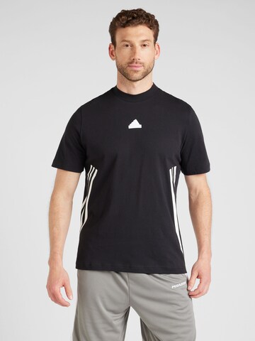 ADIDAS SPORTSWEAR Funkcionális felső - fekete: elől