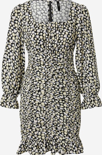 Y.A.S Petite Robe 'MINNA' en beige / bleu clair / noir / blanc, Vue avec produit