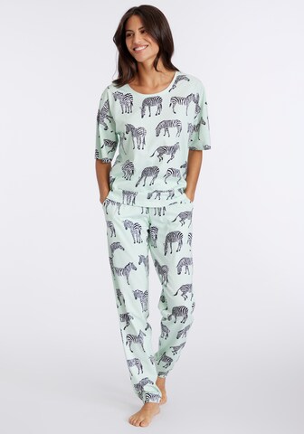 VIVANCE Pajama 'Dreams ' in Green: front