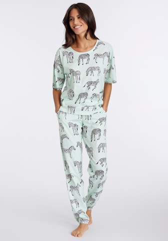 VIVANCE Pyjama 'Dreams ' in Groen: voorkant