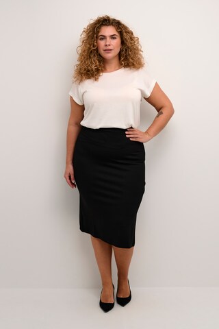 KAFFE CURVE - Falda en negro