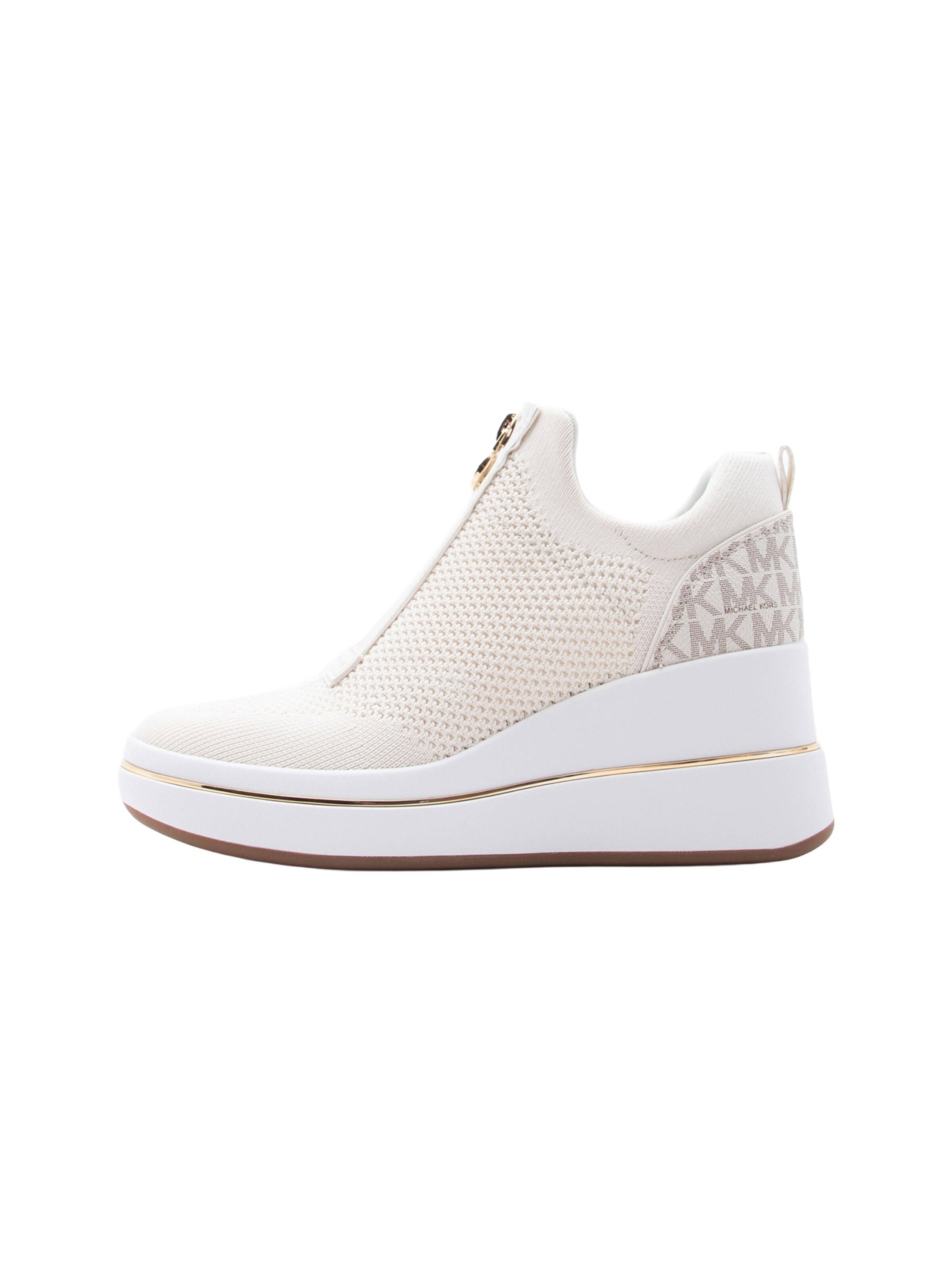 Baskets hautes 'EMMY' MICHAEL Michael Kors en beige : devant