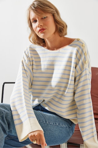 Pull-over Bianco Lucci en beige