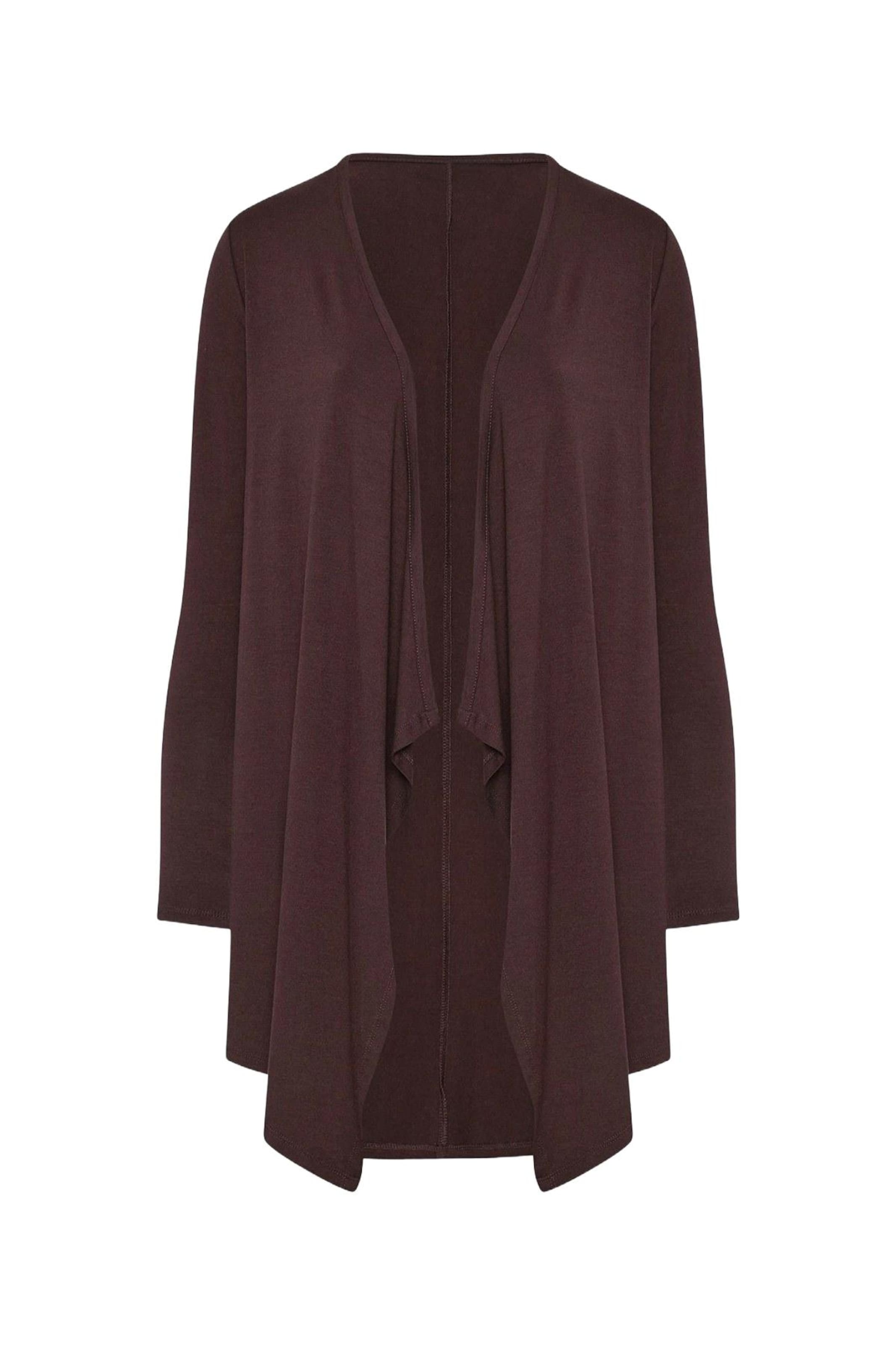 Cardigan Shape Of You en marron : devant