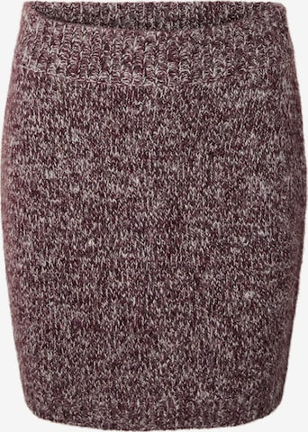 Jupe 'PCSOFTCRUSH' PIECES en rouge : devant